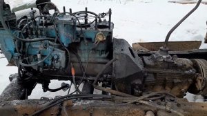 Начало ремонта ГАЗ 53 дизель, самосвал, полный привод. Ссылка на предыдущее видео в описании.