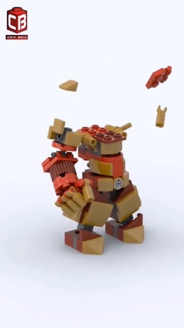 Lego Mecha King Shark by Chubbybots | Satisfying Build #shorts #lego #kingshark