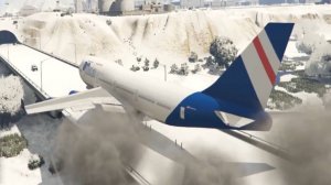 Я ПРИЗЕМЛИЛ САМОЛЁТ НА МОСТ!!! гта 5 Grand Theft Auto V (МОДЫ)