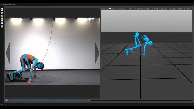 Sprint Start Analysis workflow - 3D markerless // CONTEMPLAS MULTI CAMERA SYSTEM® смотреть онлайн