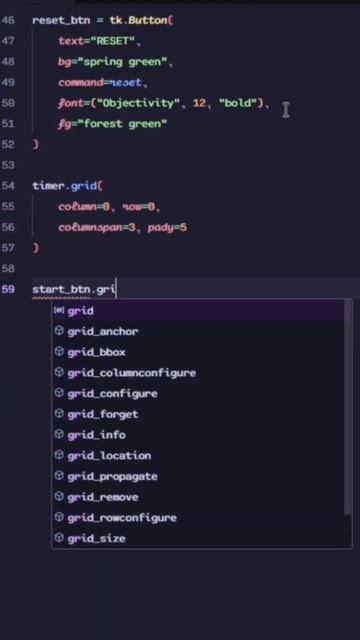 Stop watch ⌚ Timer || tkinter || #phython #programming #code