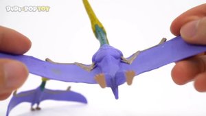 Go! Dino Mecard Double figure 28 set and Tiny dinosaur! Defeat the poachers! #DuDuPopTOY
