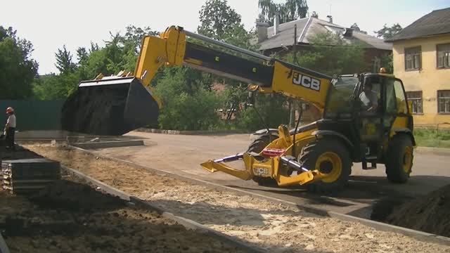 Телескопический погрузчик JCB Loadall 540-170 смотреть онлайн
