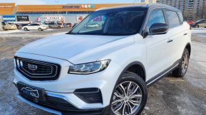 Geely Atlas - забронировали белой матовой полиуретановой плёнкой весь кузов автомобиля