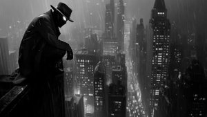 City of Shadows： Spider-Man Noir – Dark Jazz Ambience – Rainy Night Atmosphere