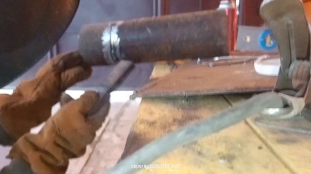 УРОК ПО СВАРКЕ ТРУБЫ РУТИЛОМ С ОТРЫВОМ