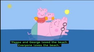 Peppa Pig (Series 1) - At The Beach (with subtitles)