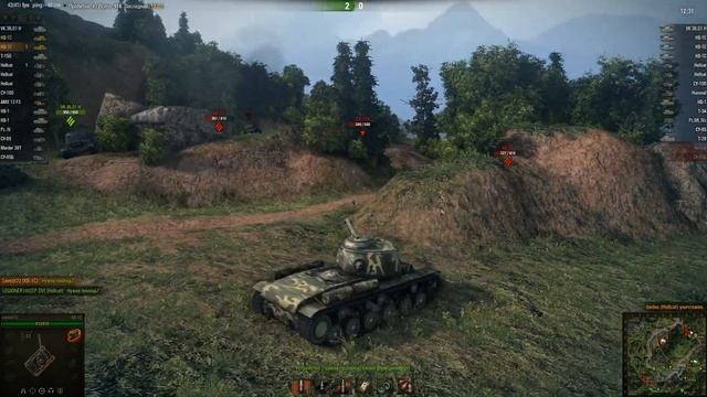 Интересный бой на кв-1с во взводе)2 медальки. смотреть онлайн