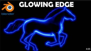Шейдер светящихся краев в Blender
