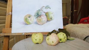 яблоки. Поэтапное рисование