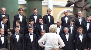 Дж.Верди - Хор "Тише, тише.." из оперы"Риголетто"Академич.мужской хор МИФИ, Алексей Воронков (ф- но