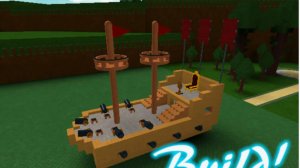 Roblox  в построй корабль