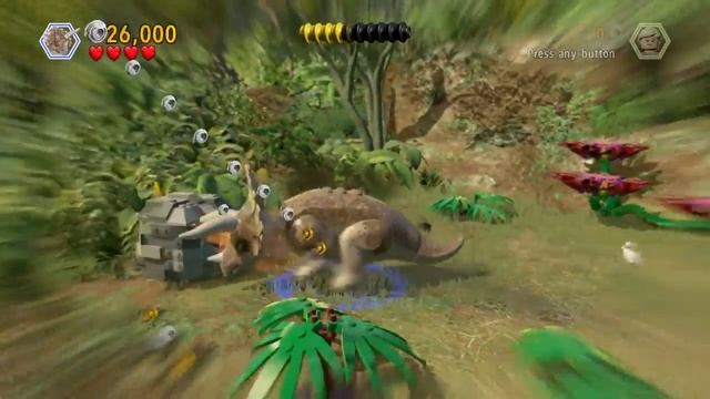 LEGO Jurassic World трицератопс смотреть онлайн