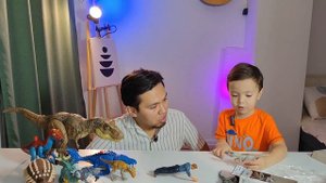 Распаковка новых динозавров от "Mattel"