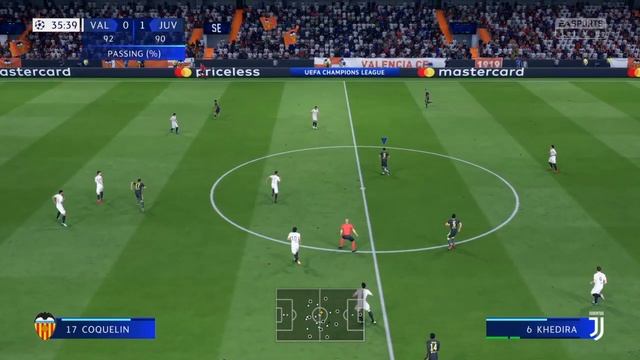FIFA 19- UEFA champions league Matchday 1: Valencia vs Juventus смотреть онлайн