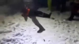 Шиес людей давит экскаватор, прорыв 14.03.2019