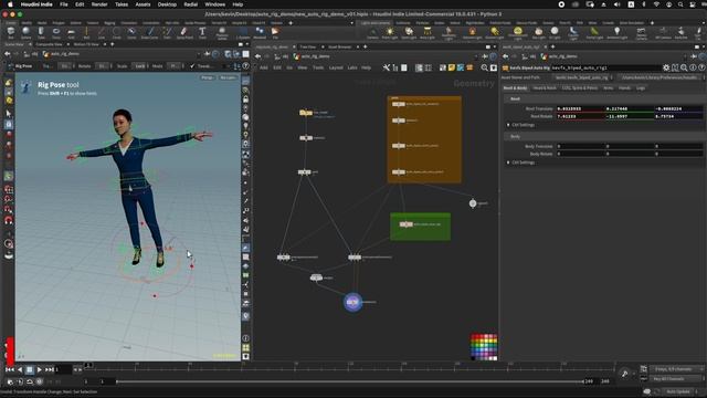 KineFX Tutorial | How To Use Kevfx Auto Rig For Human Characters | H19