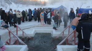 Крещенские купания 2014 г. Усинск