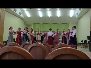 "Пахал Захар огород" плясовая песня Воронежской обл. в обработке Пашковой Н.К. Ансамбль 2курса СПО.