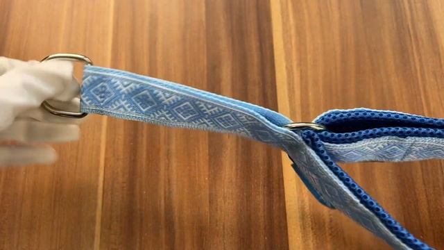 Краткий обзор на ошейник полуудавку «Голубые узоры» смотреть онлайн