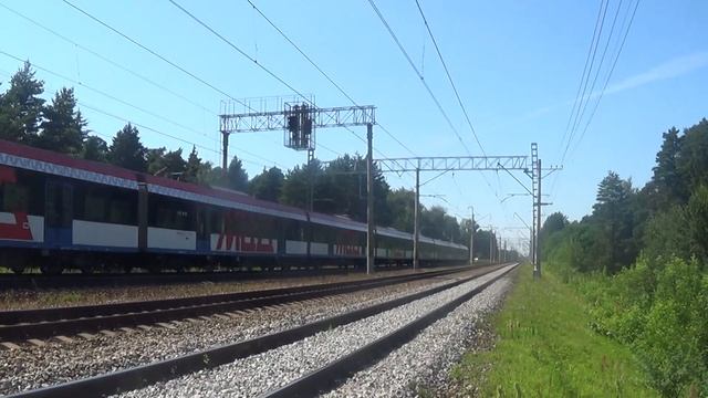 "Агент 007 из фильма" Электропоезд ЭГЭ2ТВ-007 Иволга сообщением Ипподром - Зеленоград-Крюково смотреть онлайн