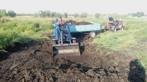 Начало сборки,  чистка снега, работа с землей