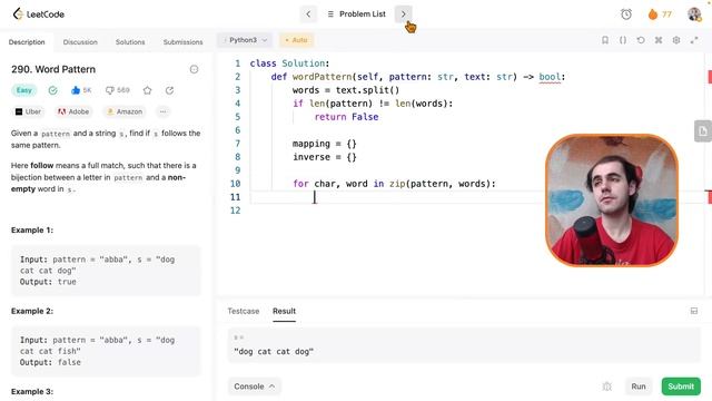 Word Pattern - LeetCode Daily смотреть онлайн