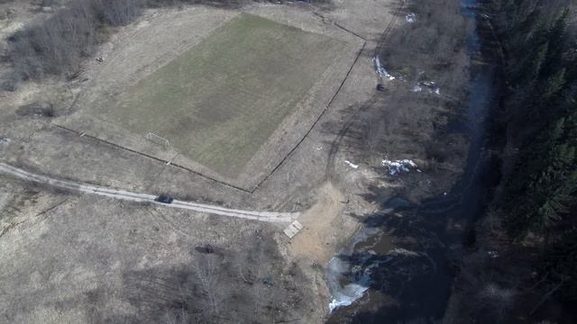 Опасный дрифт с высоты птичьего полета