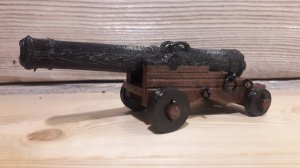 Корабельная пушка распечатанная на 3D-принтере