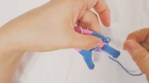 How to knit doll-litte girl-LULU-body2 손뜨개인형 대바늘인형 루루