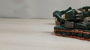 Освобождение КВ- 44 Часть 2 Нападение на лагерь. Мультики про Танки из пластилина