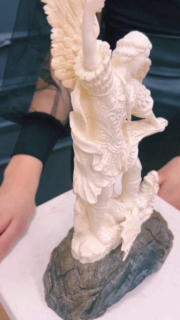 Композиция из бивня мамонта "Архангел Михаил" Арт.: 001-128 #shorts смотреть онлайн