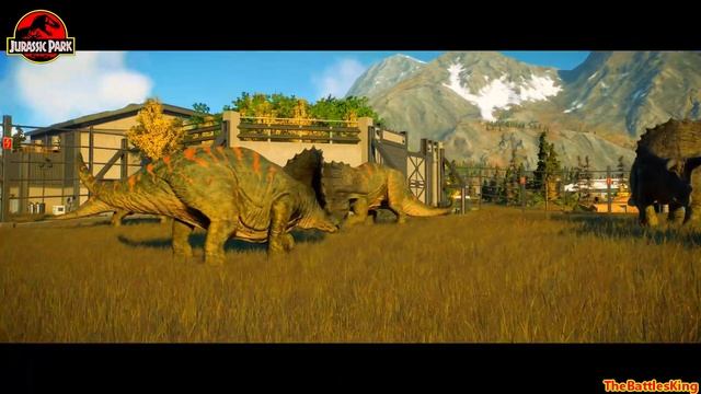 Baryonyx vs Triceratops vs Triceratops 4k ultra graphics смотреть онлайн