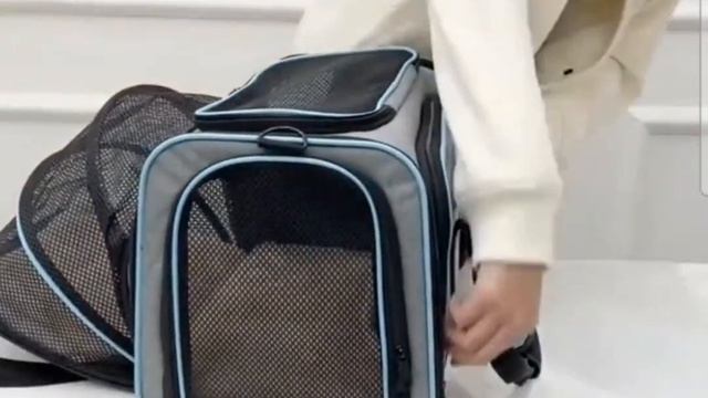 Сумка переноска для животных. Трансформер. Aleon смотреть онлайн