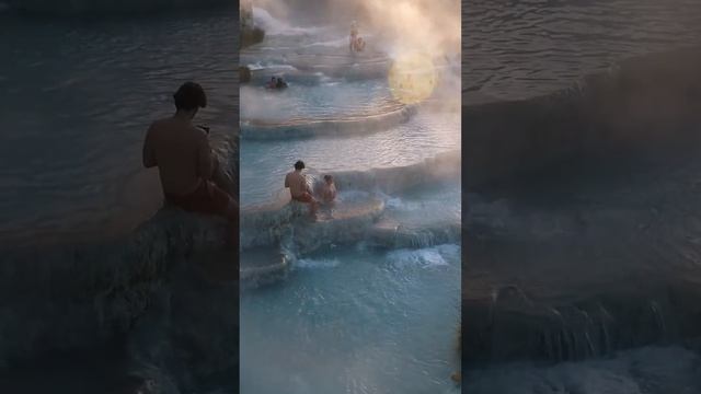 Saturnia Natural Hot Springs (Roman Baths, Italy) | For @charlottefisher смотреть онлайн