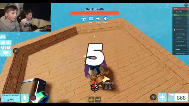 Roblox Shark Bite - rolling the spectre & somersaulting a pirate ship смотреть онлайн