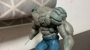 Носорог из пластилина