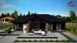 Проект «Ларедо» Одноэтажный дом 200 кв.м.