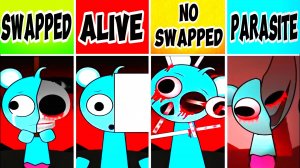 СПРУНКИ Музыкальные монстры - Swapped Vs Alive Vs No Swapped Vs Parasite