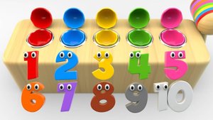 Развивающее видео для детей! Изучаем цвета и счет!