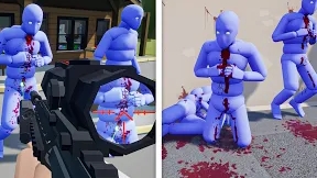 Очень реалистичная физика! Активная эйфория Рэгдолла и Запекшейся крови! #3