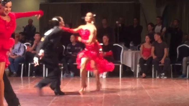 [2015 Oct Imperial Ama Latin] Ruslan Khisamutdinov & Elena Rabinovich Cha Cha смотреть онлайн