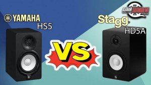 Студийные мониторы STAGG HD5A (сравниваем с YAMAHA HS5 стоимостью в 3 раза выше в 2025)