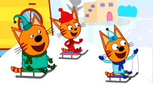 ТРИ КОТА - Мультик пазл для детей - Мультфильм пазл для малышей 3-6 ЛЕТ