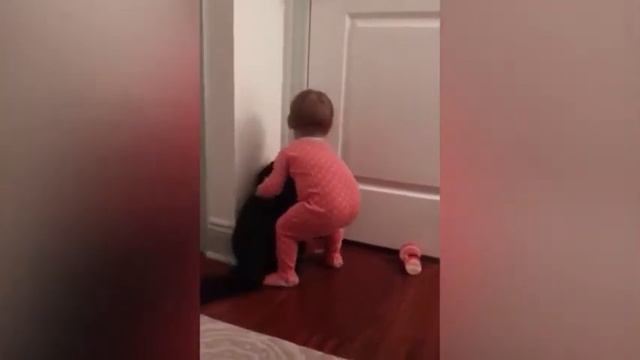 Самая милая подборка детей и котиков смотреть онлайн