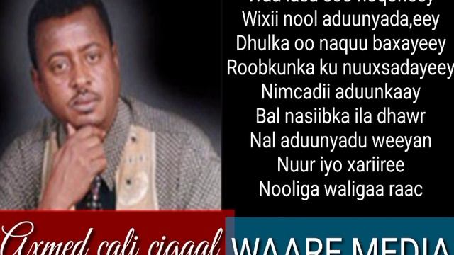 Axmed Cali Cigaal [ Waa laysku soo noqonWixii noo aduunyada ]. смотреть онлайн