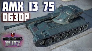 ТАНКИ БЛИЦ   обзор AMX 13 75 ( откроем контейнер  ЗОЛОТОЙ ФОНД )