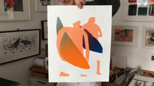 An Introduction Into Using A Colour Fade In Multi Block Linoprinting With Hannah Forward смотреть онлайн