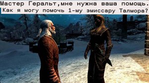 Геральт знакомится с Эленвен