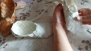 Как сплести лапти, смотрите!